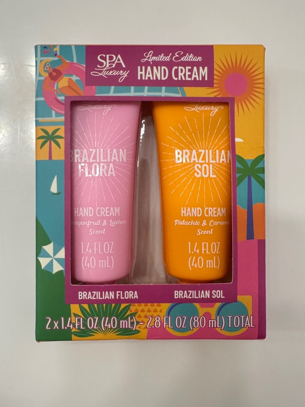 NIB Brazilian Flora & Brazilian Sol Hand Cream Duo